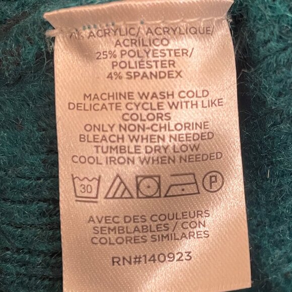 LOFT Jeweled Button Henley Sweater X - Picture 6 of 6